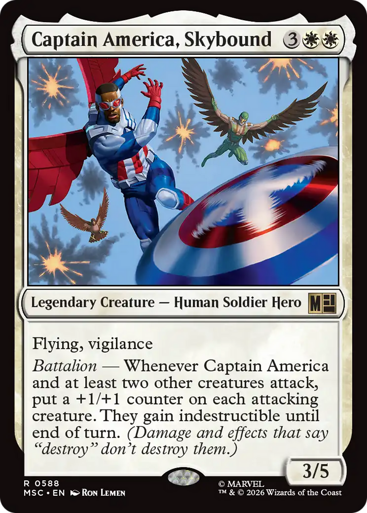 Captain America, Skybound [Marvel Super Heroes Commander] | Gamers Paradise