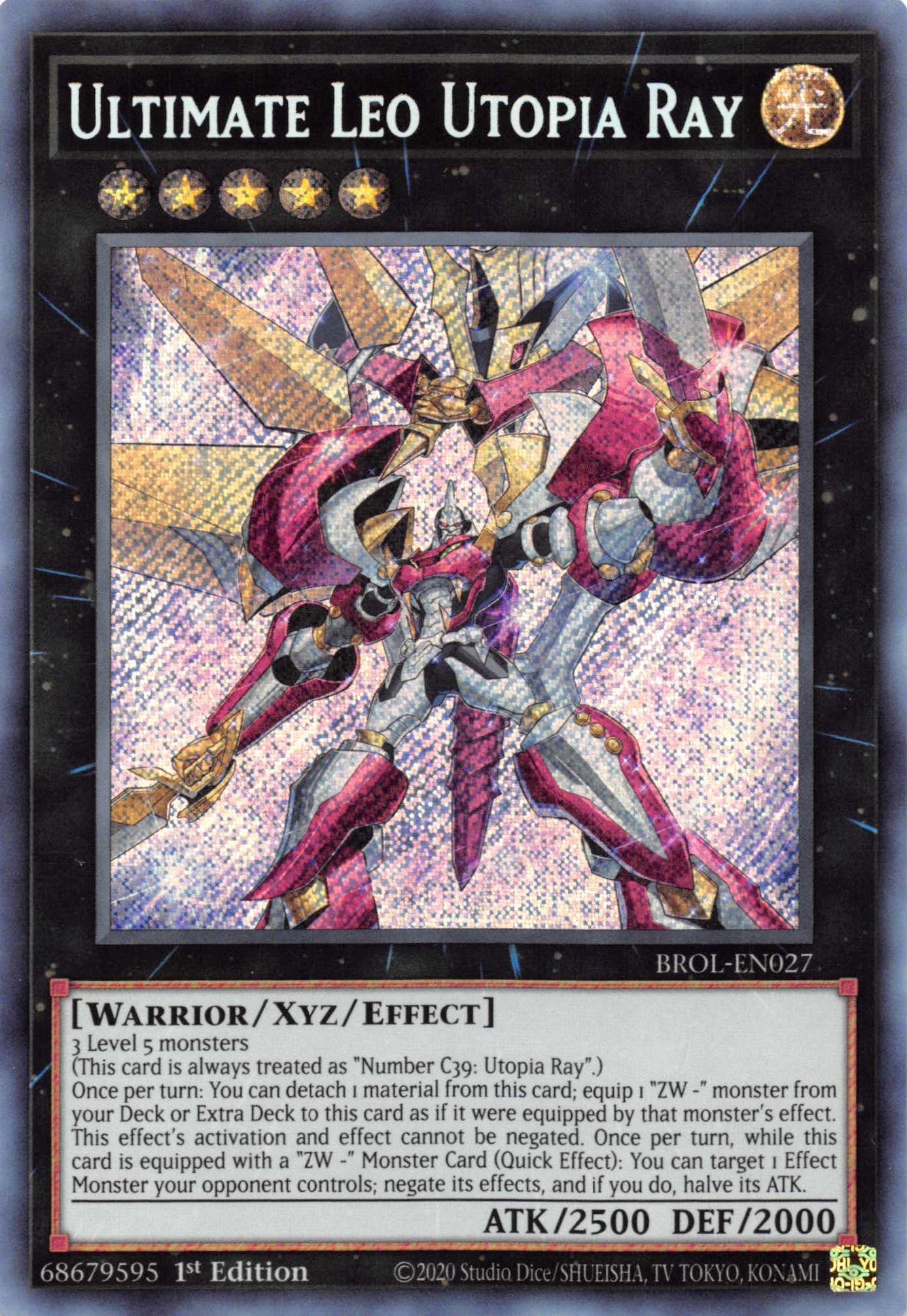 Ultimate Leo Utopia Ray [BROL-EN027] Secret Rare | Gamers Paradise