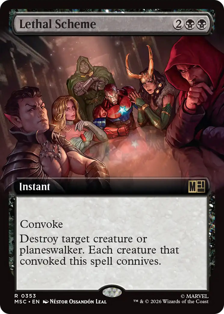 Lethal Scheme (Extended Art) [Marvel Super Heroes Commander] | Gamers Paradise
