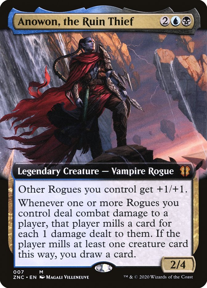 Anowon, the Ruin Thief (Extended Art) [Zendikar Rising Commander] | Gamers Paradise