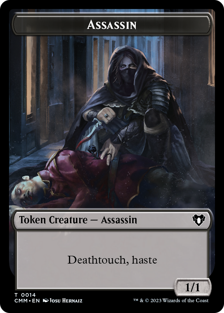 Assassin Token [Commander Masters Tokens] | Gamers Paradise