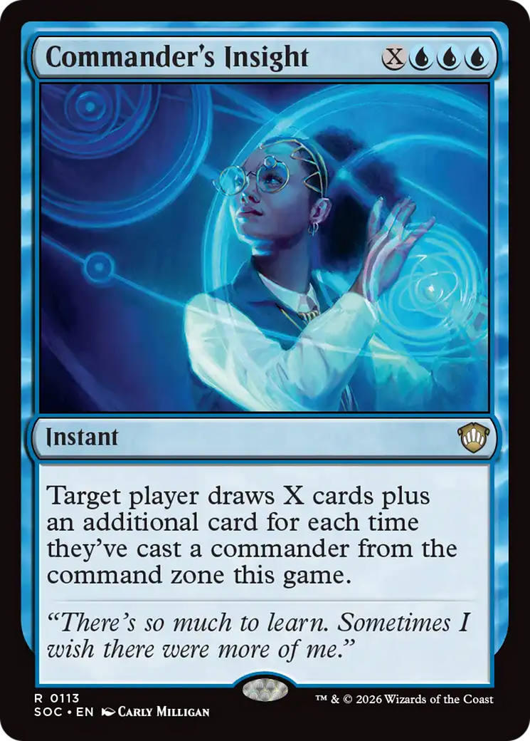 Commander's Insight [Secrets of Strixhaven Commander] | Gamers Paradise