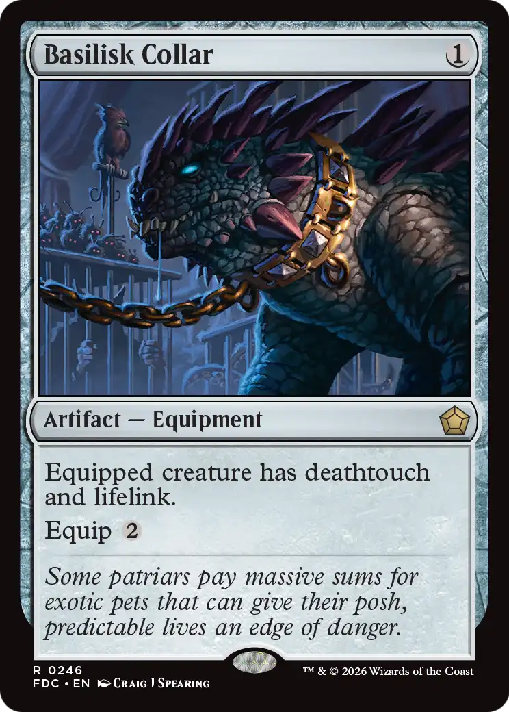 Basilisk Collar [Foundations Commander] | Gamers Paradise
