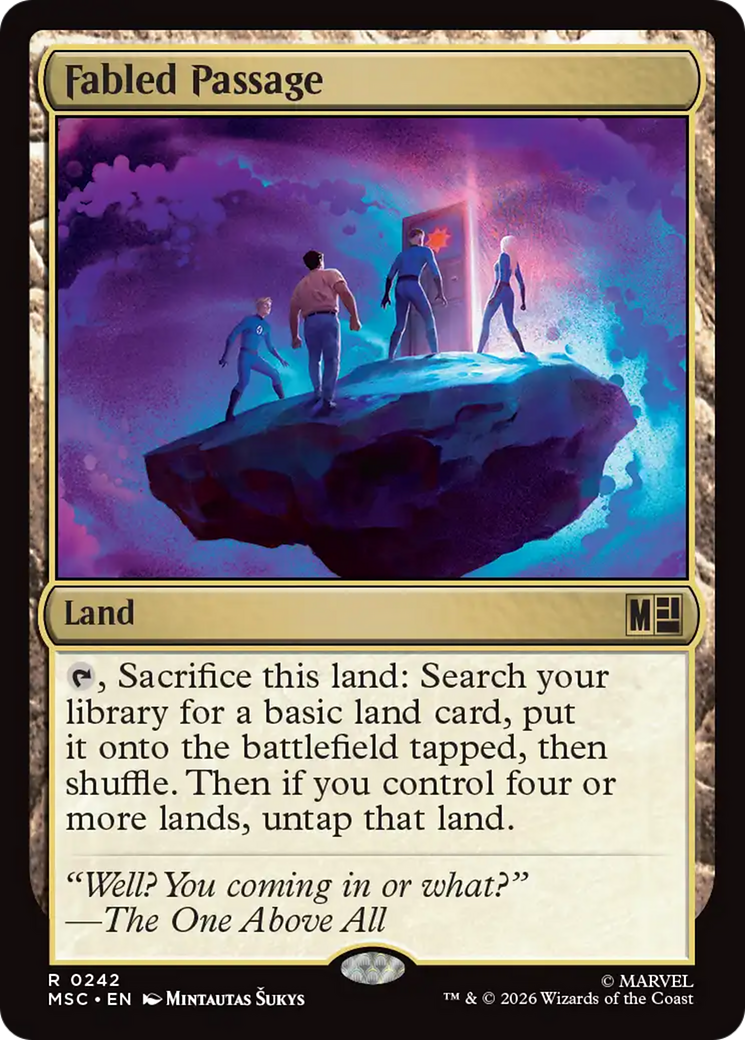 Fabled Passage (Surge Foil) [Marvel Super Heroes Commander] | Gamers Paradise