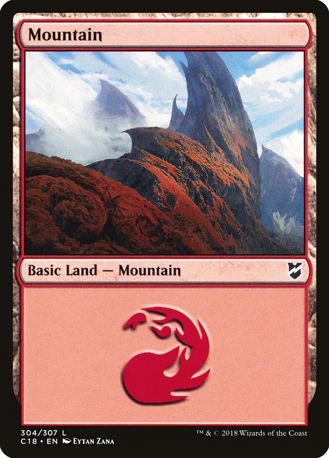Mountain (304) [Commander 2018] | Gamers Paradise
