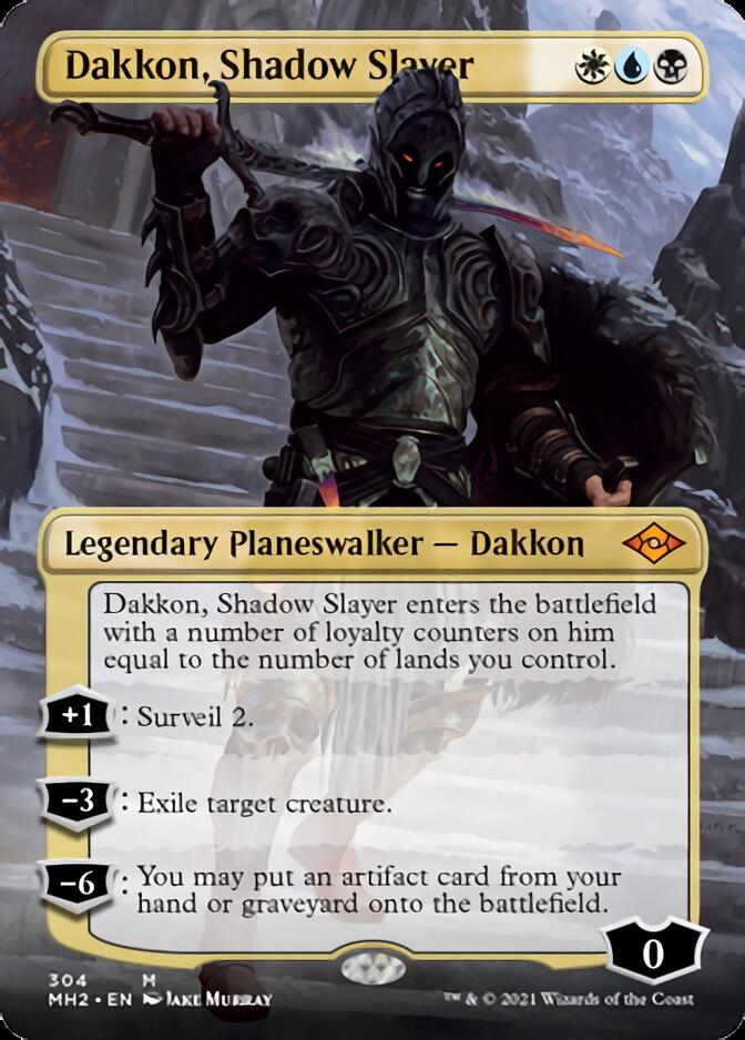 Dakkon, Shadow Slayer (Borderless) [Modern Horizons 2] | Gamers Paradise