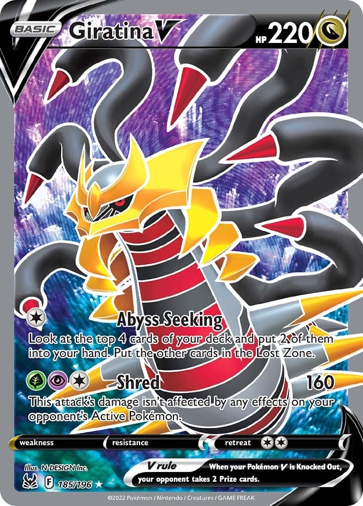 Giratina V (185/196) [Sword & Shield: Lost Origin] | Gamers Paradise