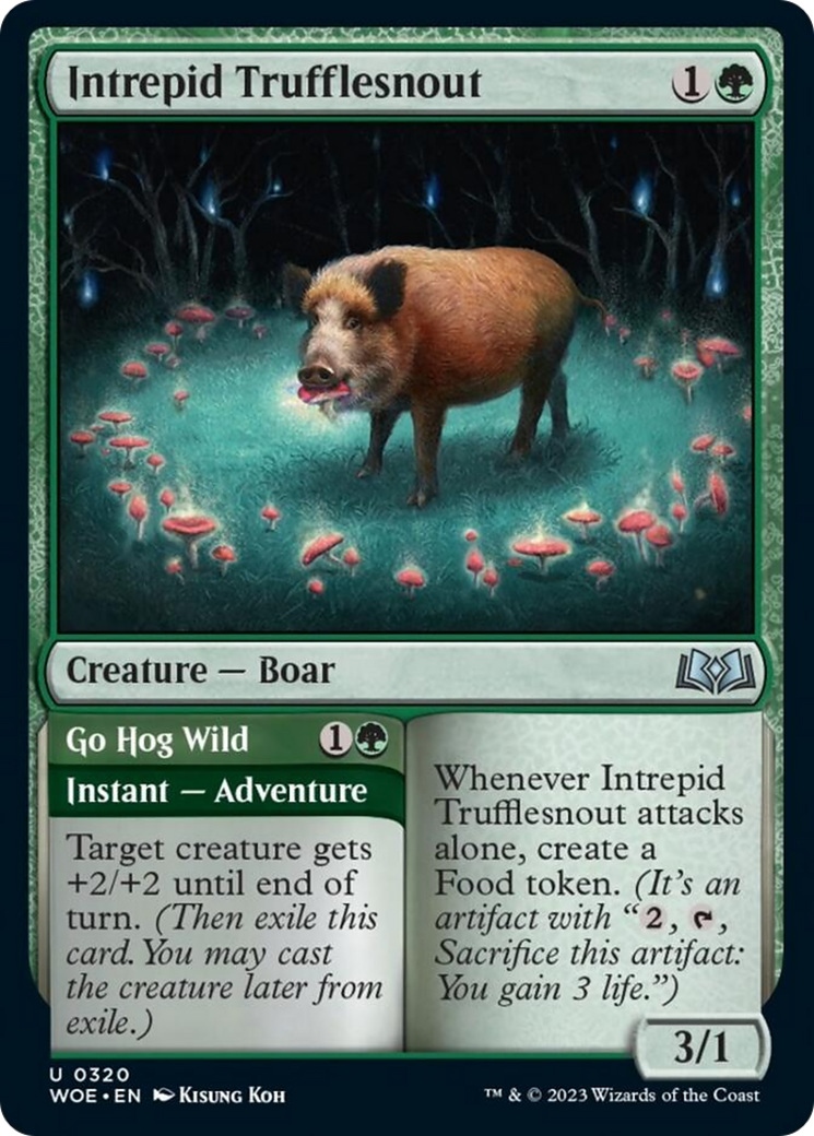 Intrepid Trufflesnout // Go Hog Wild [Wilds of Eldraine] | Gamers Paradise