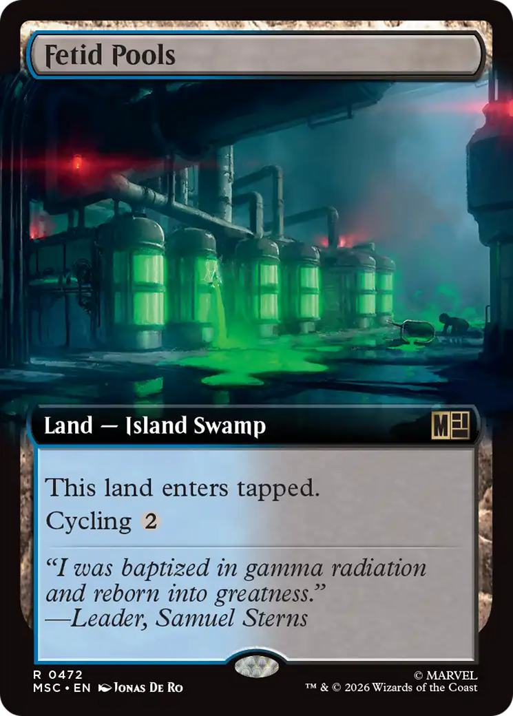 Fetid Pools (Extended Art) [Marvel Super Heroes Commander] | Gamers Paradise