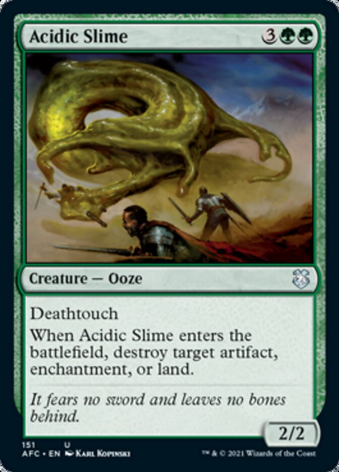 Acidic Slime [Dungeons & Dragons: Adventures in the Forgotten Realms Commander] | Gamers Paradise