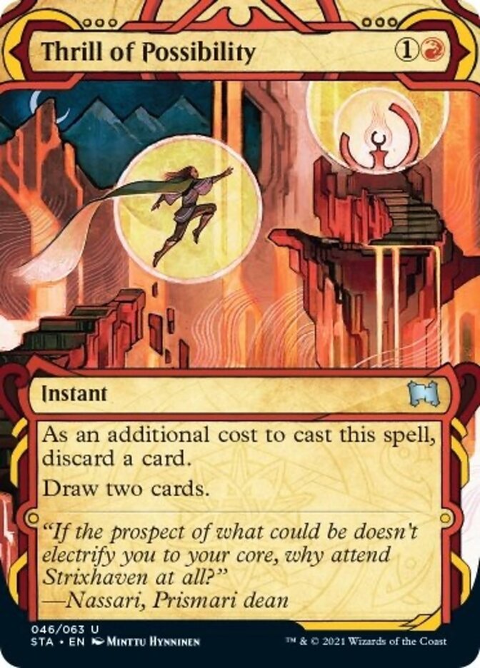 Thrill of Possibility (Foil Etched) [Strixhaven: Mystical Archive] | Gamers Paradise