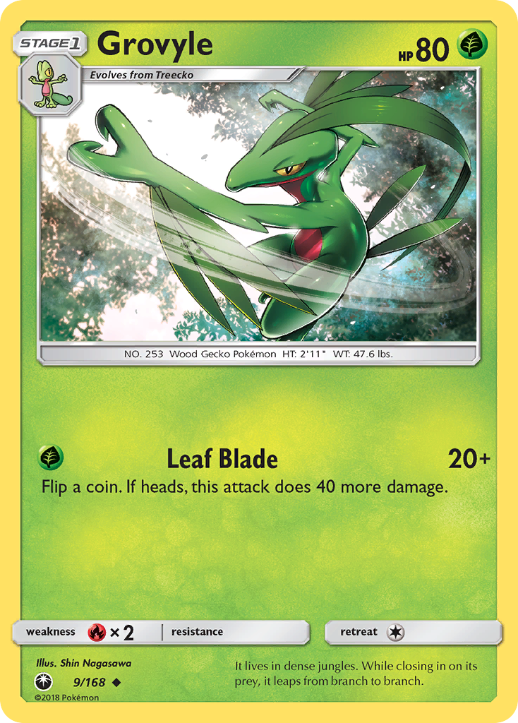 Grovyle (9/168) [Sun & Moon: Celestial Storm] | Gamers Paradise
