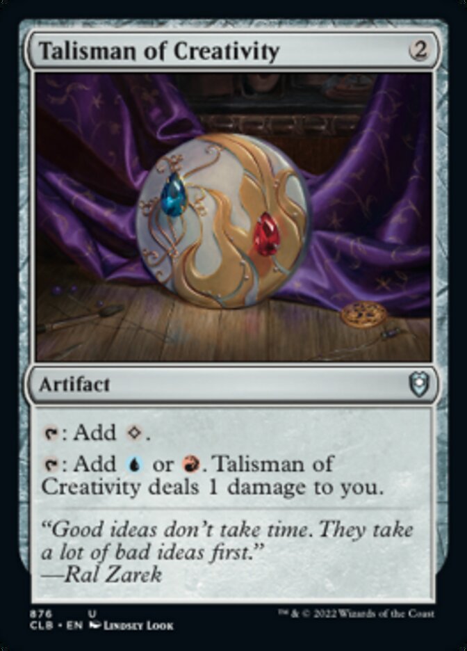 Talisman of Creativity [Commander Legends: Battle for Baldur's Gate] | Gamers Paradise
