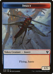 Drake // Insect (018) Double-Sided Token [Commander 2020 Tokens] | Gamers Paradise