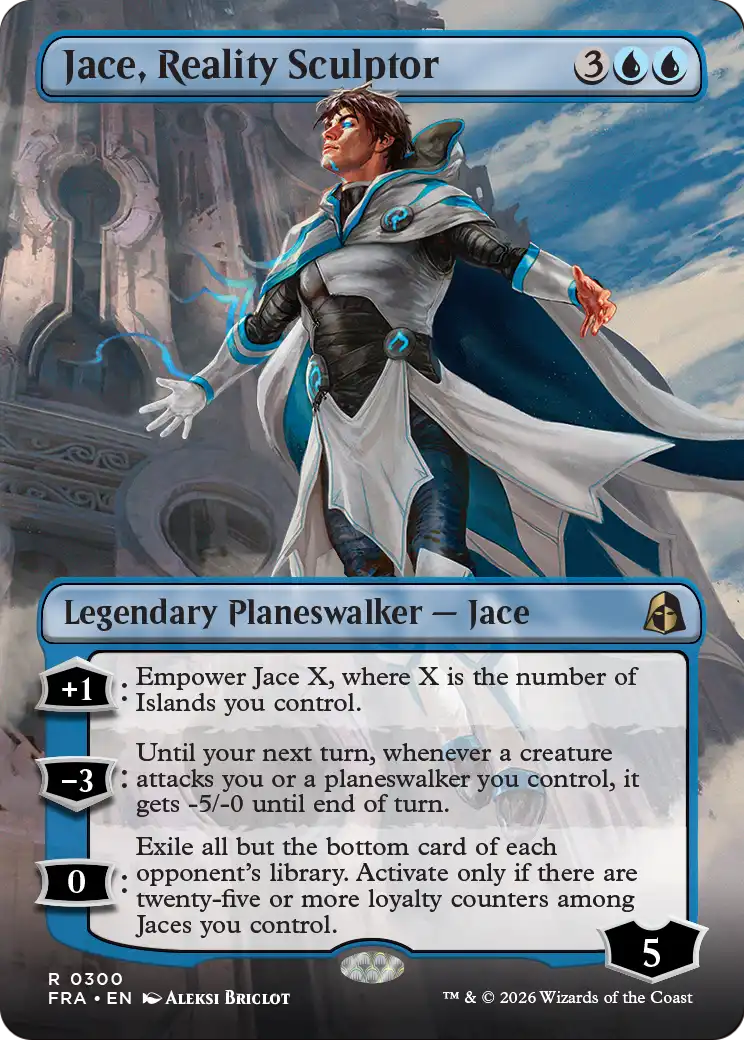 Jace, Reality Sculptor (Borderless) [Reality Fracture] | Gamers Paradise