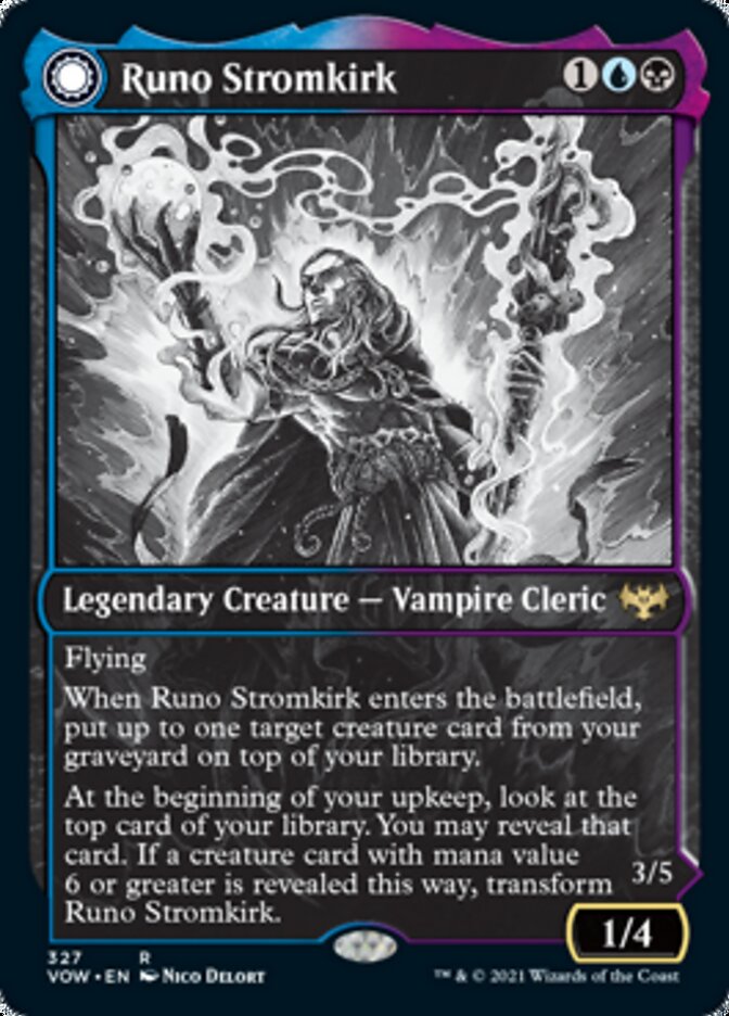 Runo Stromkirk // Krothuss, Lord of the Deep (Showcase Eternal Night) [Innistrad: Crimson Vow] | Gamers Paradise