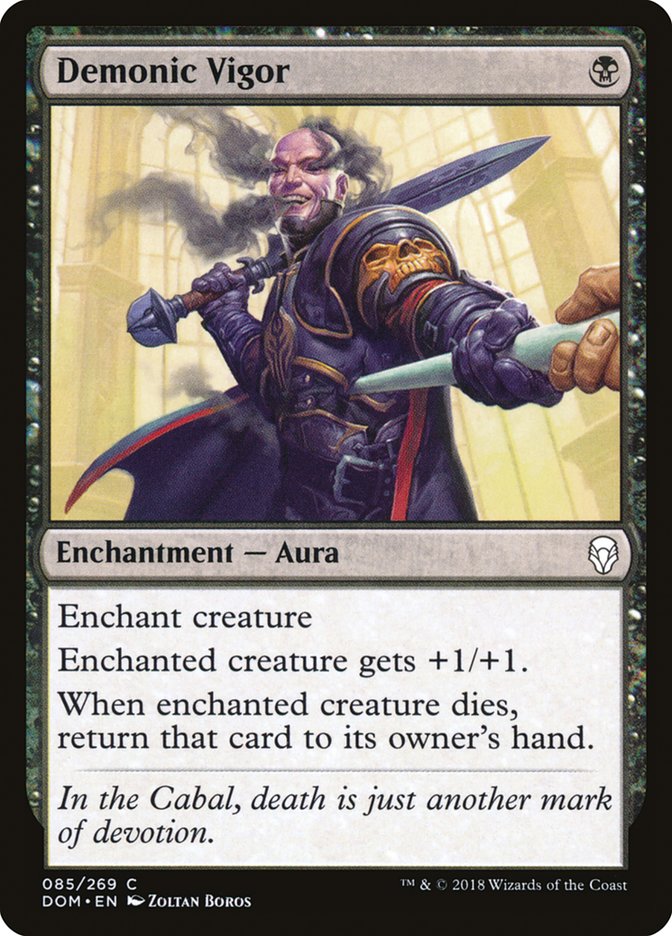 Demonic Vigor [Dominaria] | Gamers Paradise