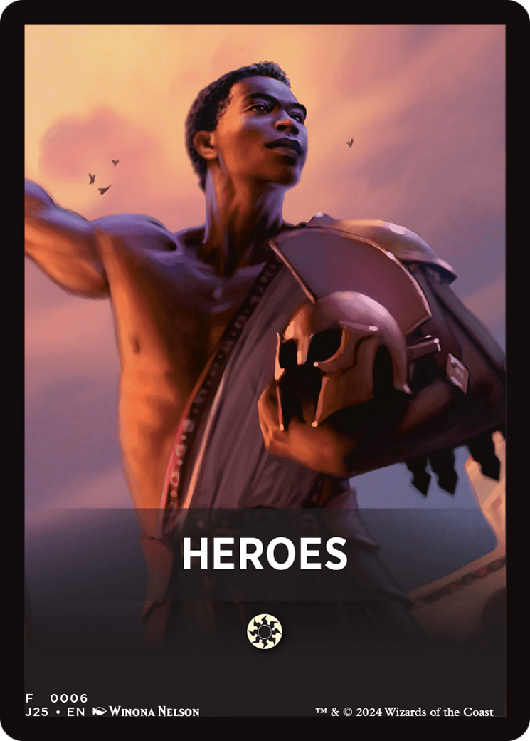 Heroes Theme Card [Foundations Jumpstart Front Cards] | Gamers Paradise