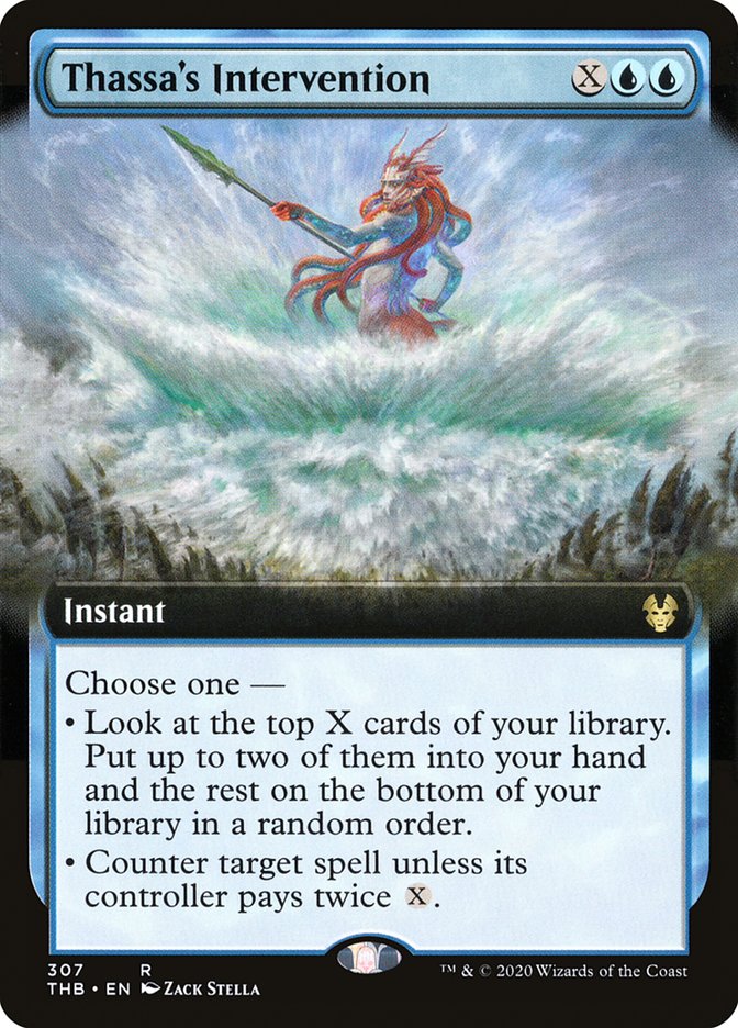 Thassa's Intervention (Extended Art) [Theros Beyond Death] | Gamers Paradise