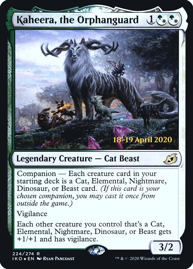 Kaheera, the Orphanguard [Ikoria: Lair of Behemoths Prerelease Promos] | Gamers Paradise