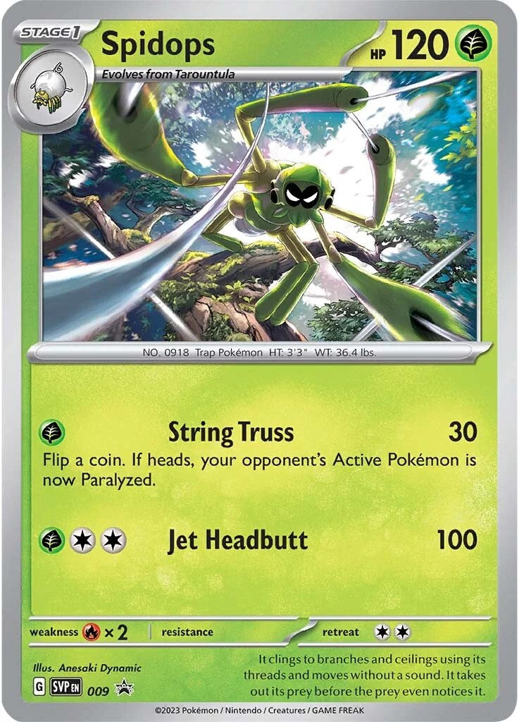 Spidops (009) [Scarlet & Violet: Black Star Promos] | Gamers Paradise