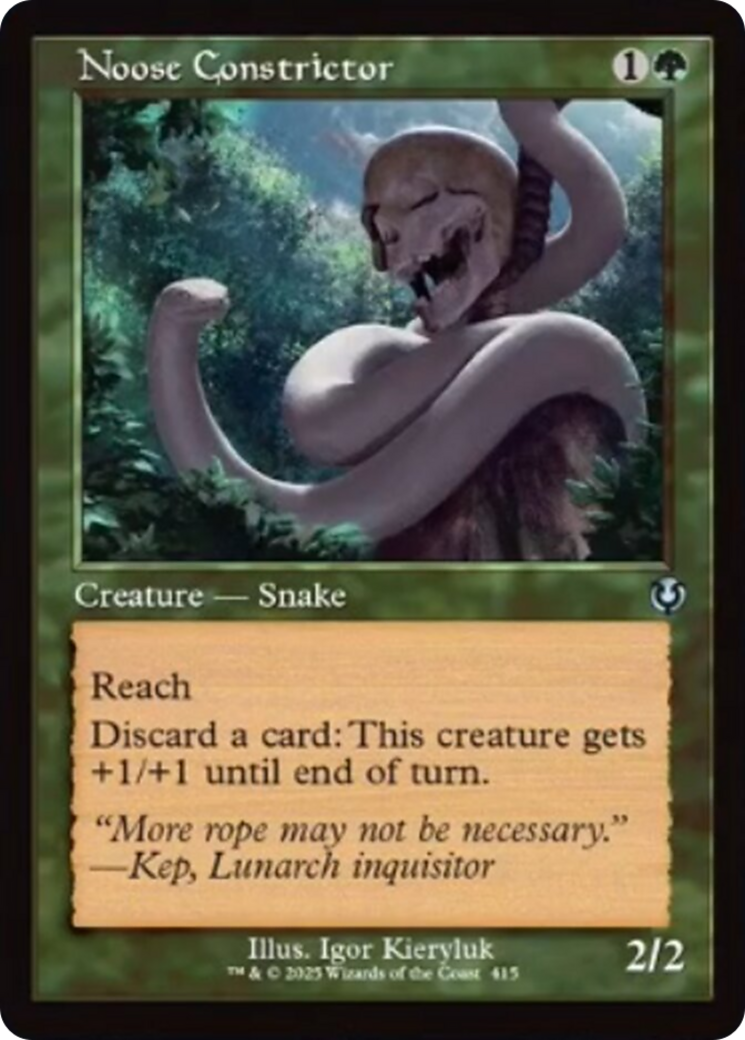 Noose Constrictor (Retro Frame) [Innistrad Remastered] | Gamers Paradise