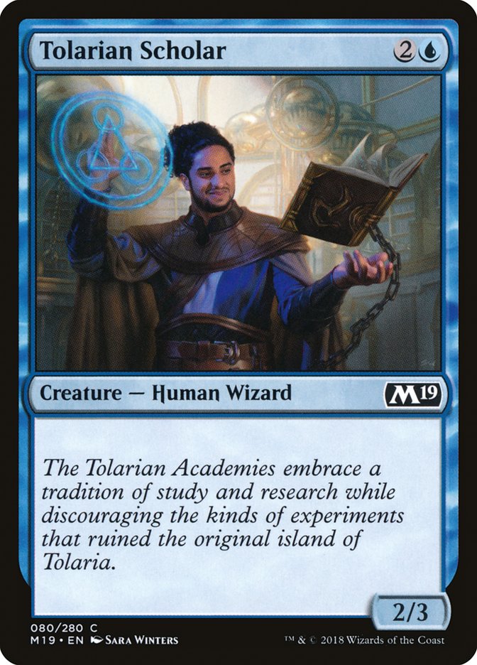 Tolarian Scholar [Core Set 2019] | Gamers Paradise
