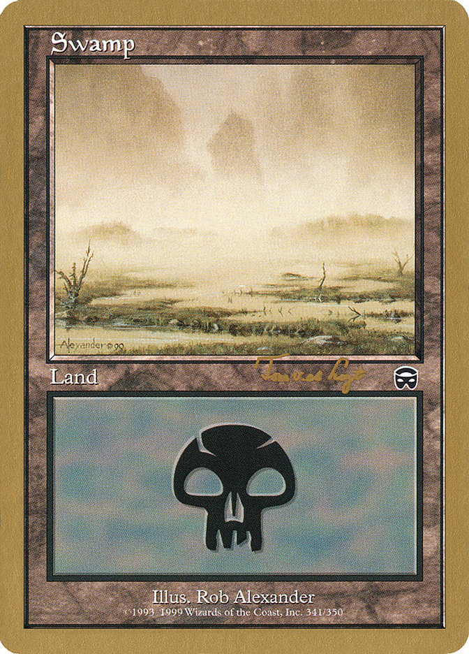 Swamp (tvdl341) (Tom van de Logt) [World Championship Decks 2001] | Gamers Paradise