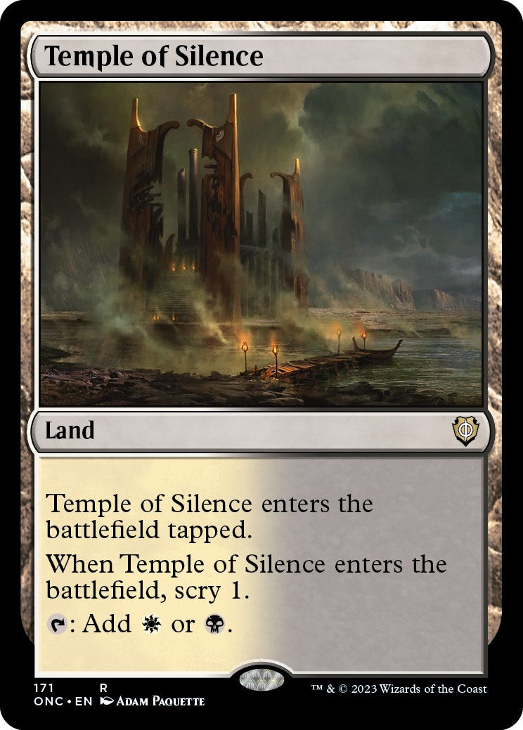 Temple of Silence [Phyrexia: All Will Be One Commander] | Gamers Paradise