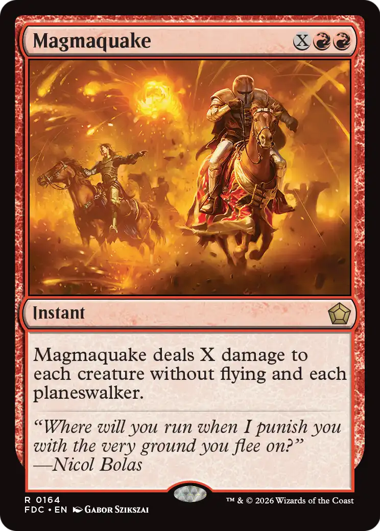 Magmaquake [Foundations Commander] | Gamers Paradise