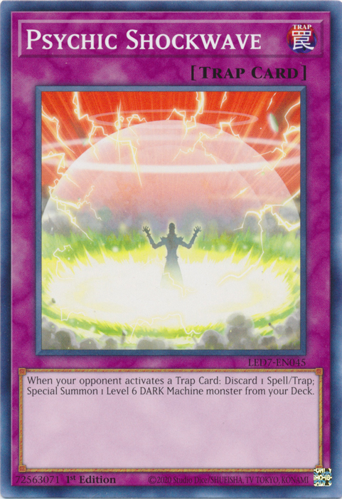 Psychic Shockwave [LED7-EN045] Common | Gamers Paradise