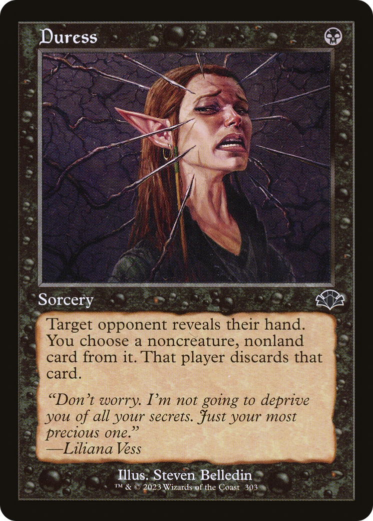 Duress (Retro) [Dominaria Remastered] | Gamers Paradise