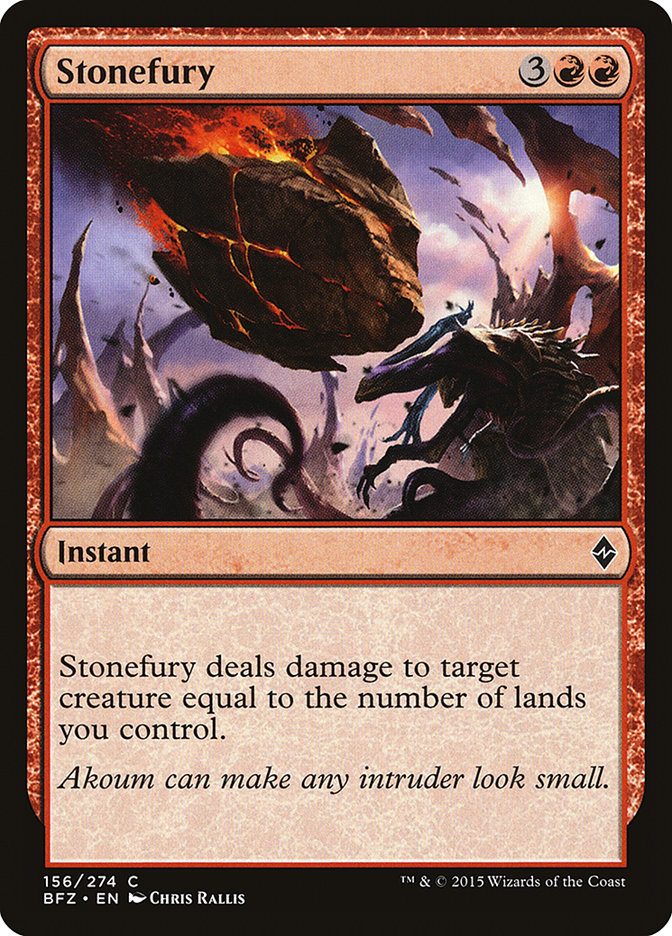 Stonefury [Battle for Zendikar] | Gamers Paradise