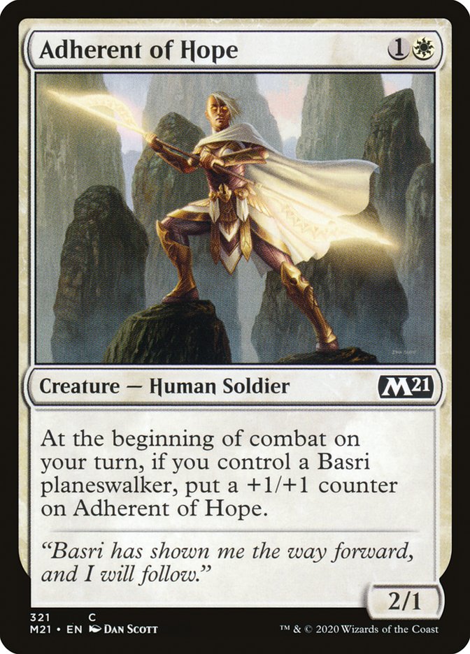 Adherent of Hope [Core Set 2021] | Gamers Paradise