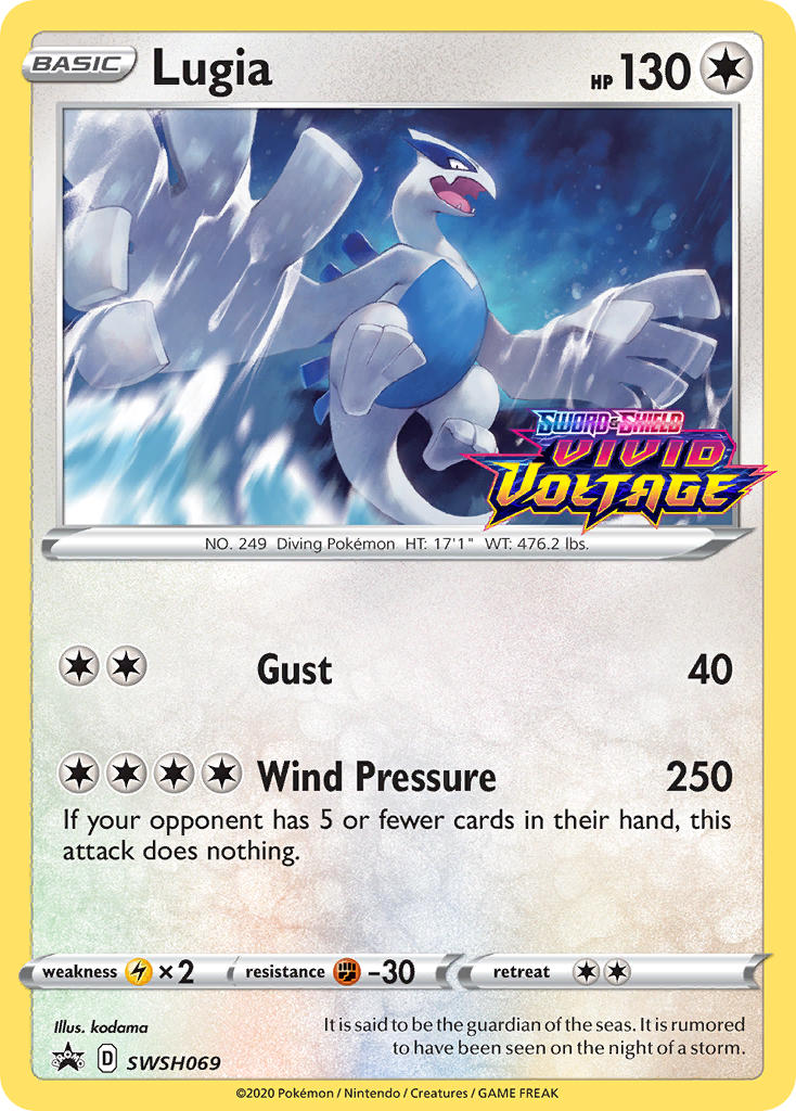 Lugia (SWSH069) (Prerelease Promo) [Sword & Shield: Black Star Promos] | Gamers Paradise