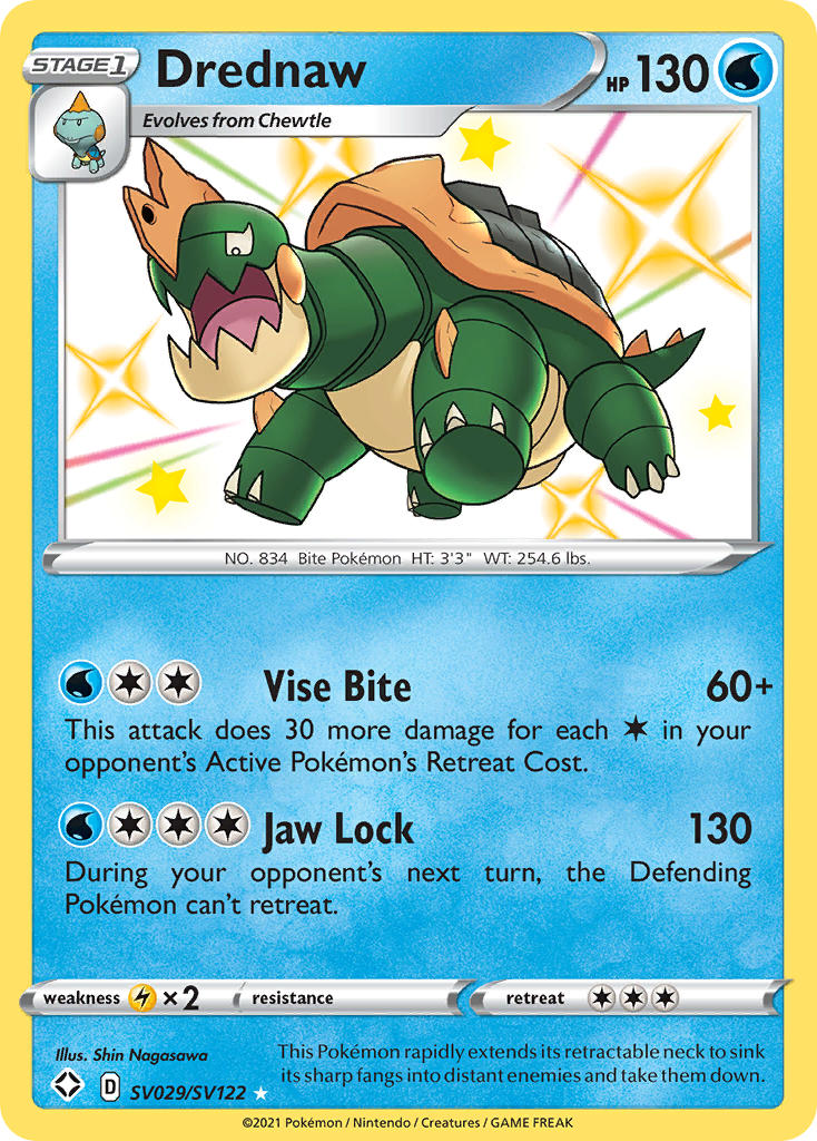 Drednaw (SV029/SV122) [Sword & Shield: Shining Fates] | Gamers Paradise