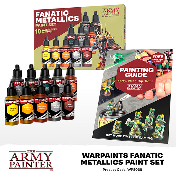 Warpaints Fanatic: Metallics Paint Set | Gamers Paradise