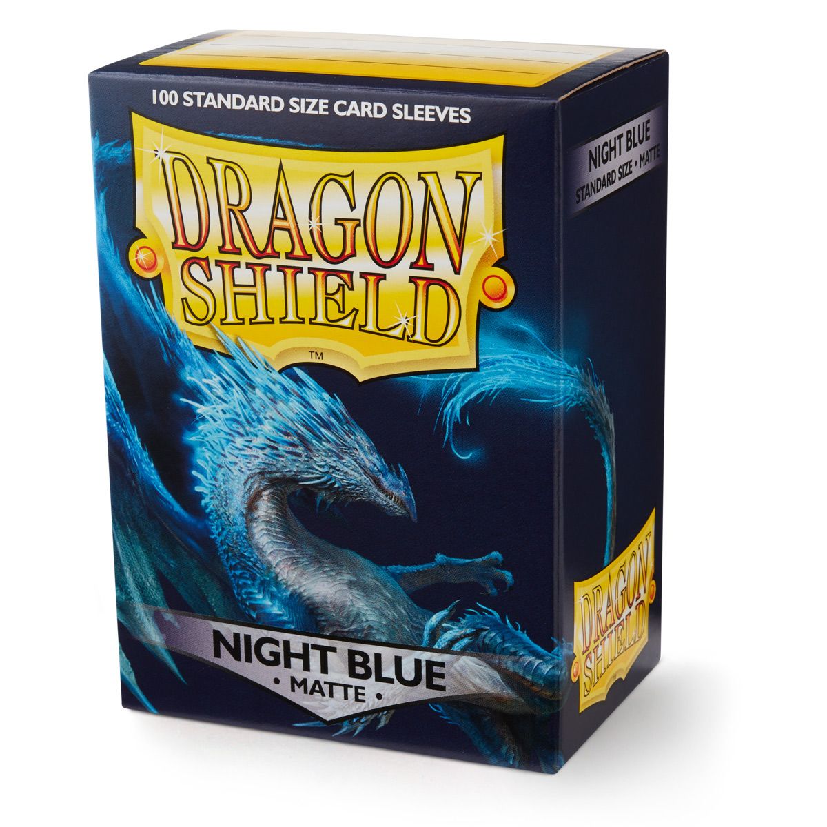 Dragon Shield: Standard 100ct Sleeves - Night Blue Botan (Matte) | Gamers Paradise