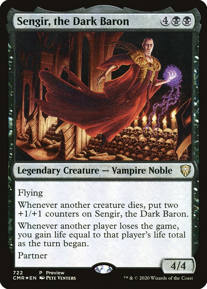 Sengir, the Dark Baron [Commander Legends Promos] | Gamers Paradise