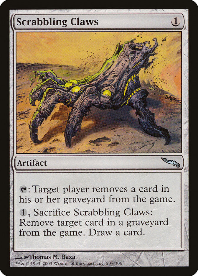 Scrabbling Claws [Mirrodin] | Gamers Paradise