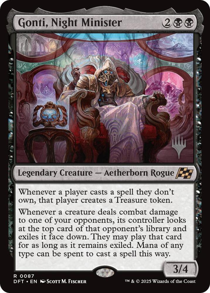 Gonti, Night Minister (Promo Pack) [Aetherdrift Promos] | Gamers Paradise