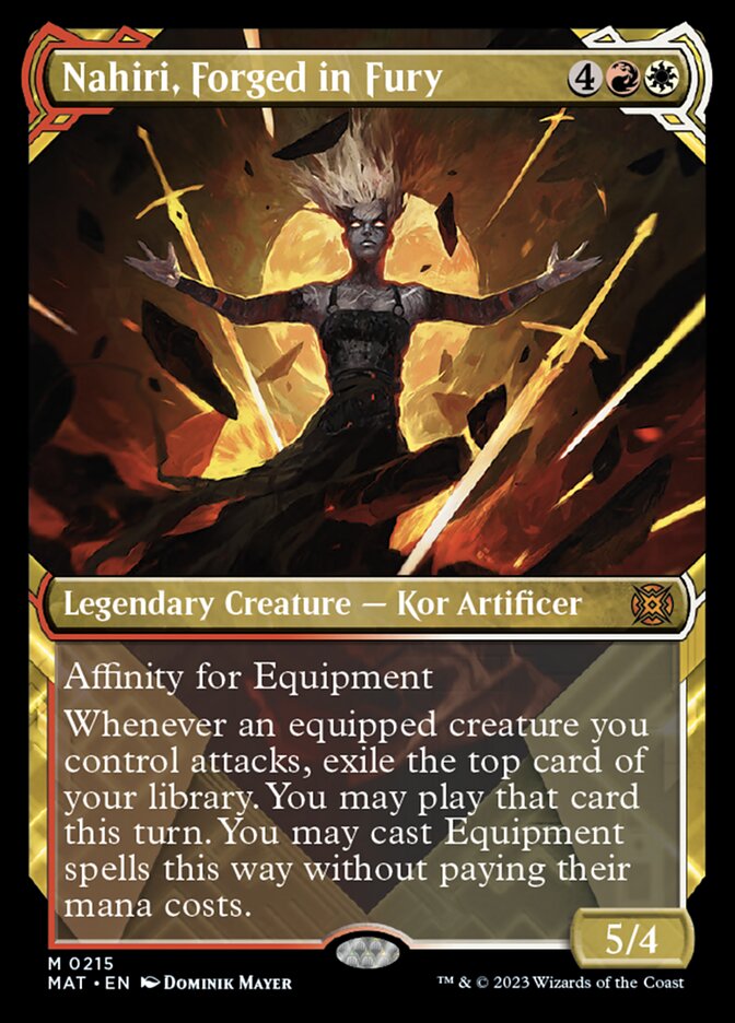 Nahiri, Forged in Fury (Showcase Halo Foil) [March of the Machine: The Aftermath] | Gamers Paradise