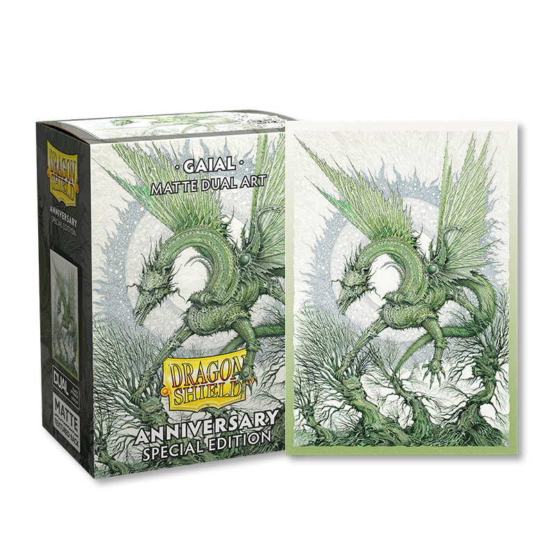 Dragon Shield: Standard 100ct Sleeves - Special Anniversary - Gaial (Dual Matte) | Gamers Paradise