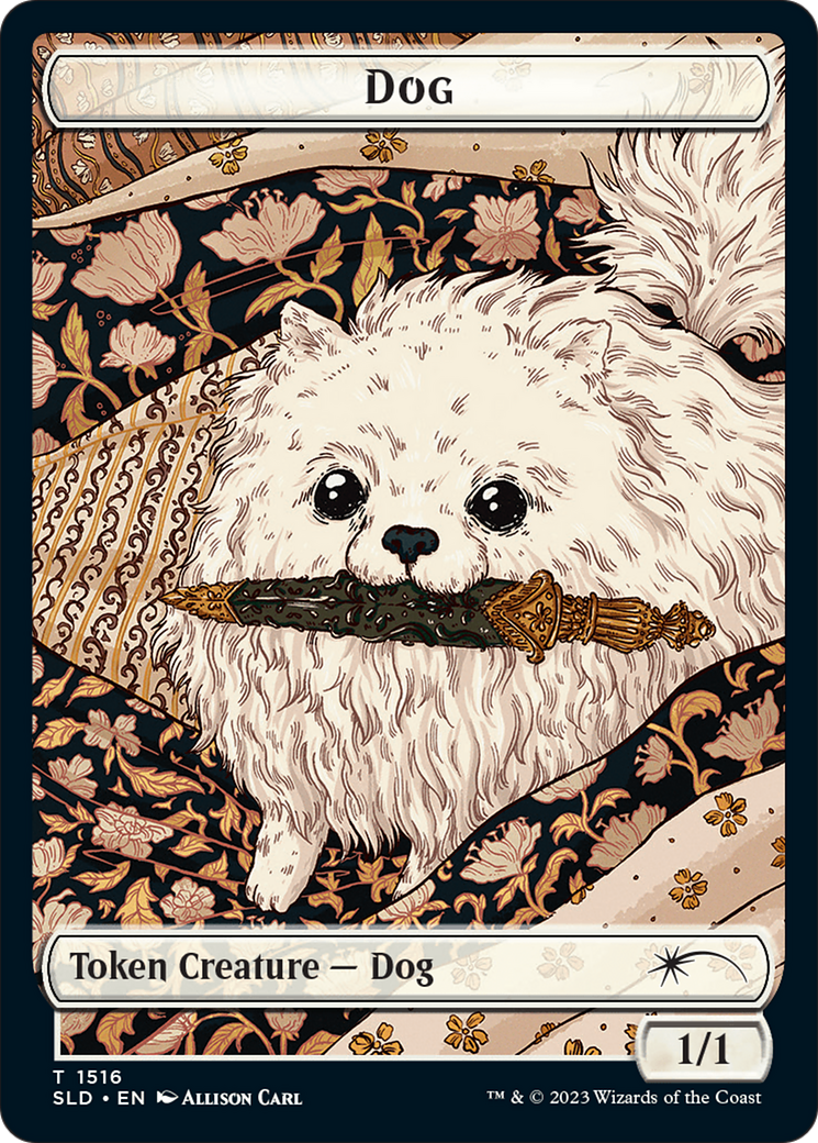 Dog // Cat Double-Sided Token [Secret Lair Commander Deck: Raining Cats and Dogs Tokens] | Gamers Paradise