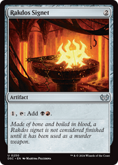 Rakdos Signet [Duskmourn: House of Horror Commander] | Gamers Paradise