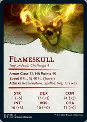 Flameskull Art Card [Dungeons & Dragons: Adventures in the Forgotten Realms Art Series] | Gamers Paradise
