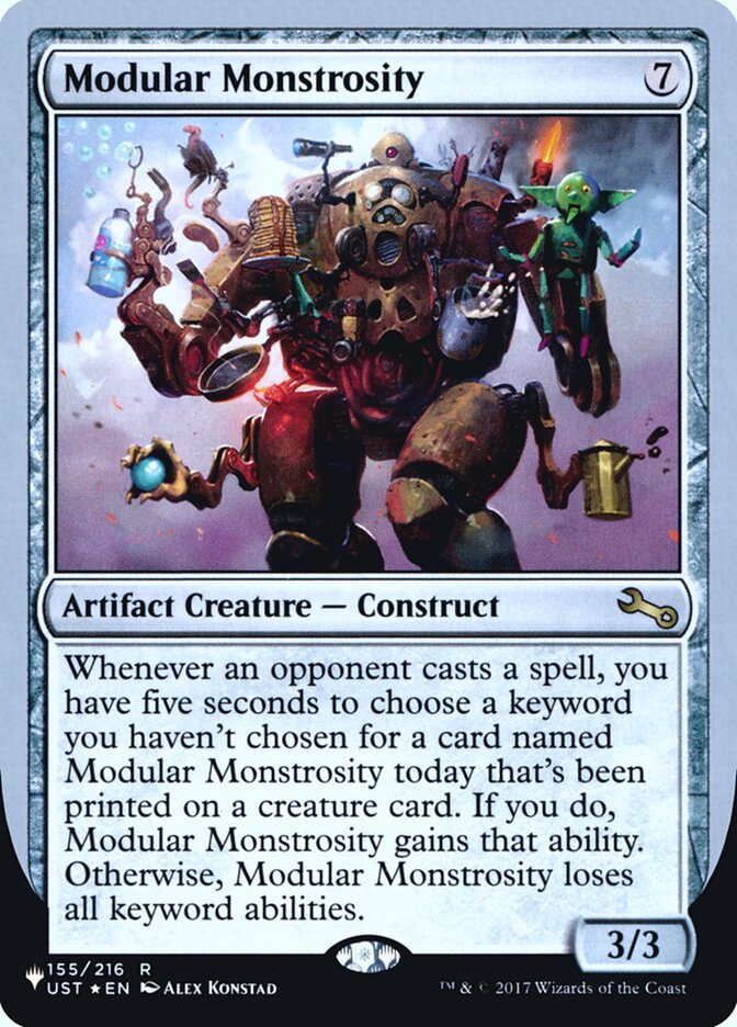 Modular Monstrosity (Unfinity Foil Edition) [The List] | Gamers Paradise