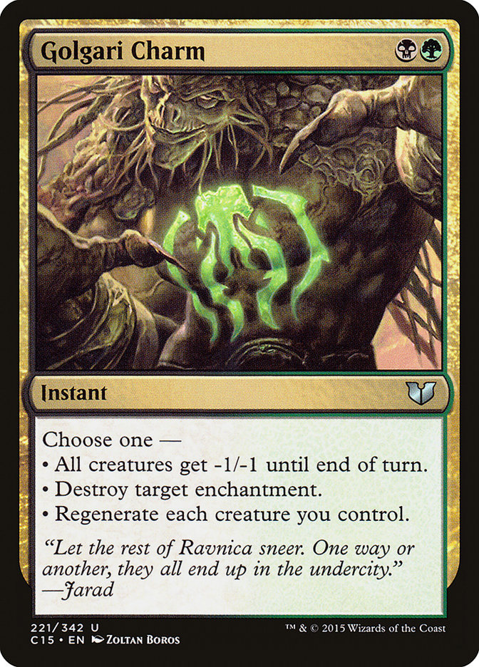 Golgari Charm [Commander 2015] | Gamers Paradise