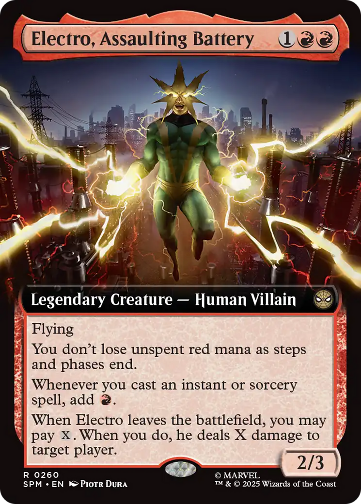 Electro, Assaulting Battery (Extended Art) [Marvel's Spider-Man] | Gamers Paradise