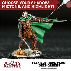Warpaint Fanatic: Flexible Triad PLUS+ Set- Deep Greens | Gamers Paradise